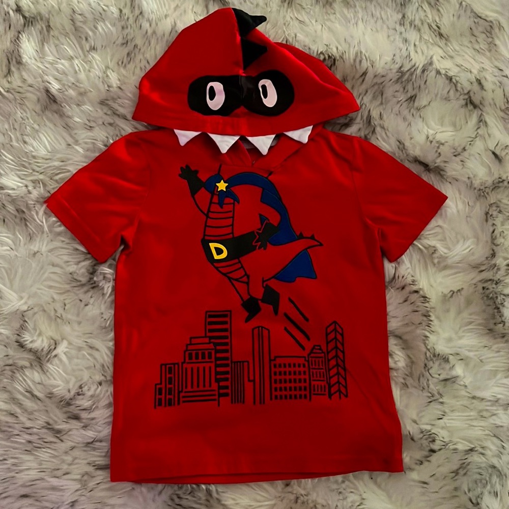 Hooded Monster Super Hero Tee